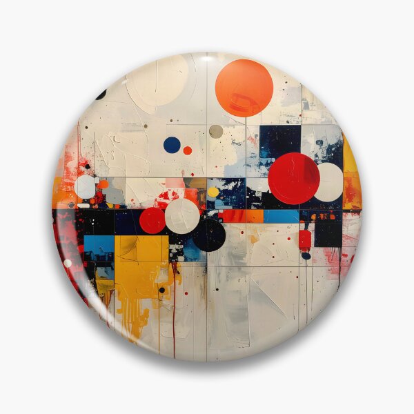 Item preview, Architectural Mid Century Geometric Abstract designed and sold by Vicky Brago-Mitchell®.