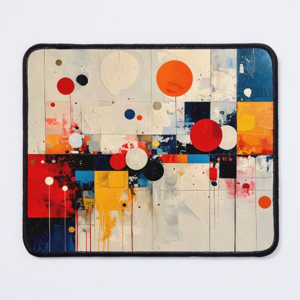 Item preview, Architectural Mid Century Geometric Abstract designed and sold by Vicky Brago-Mitchell®.