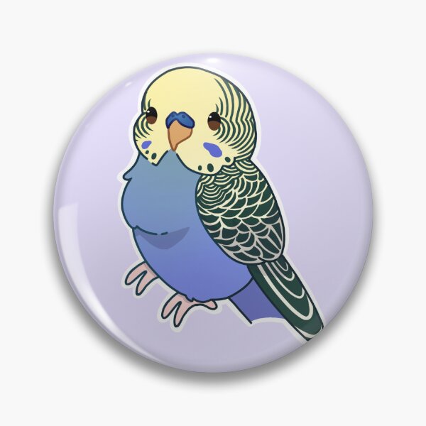 Item preview, Yellowface budgie violet male designed and sold by Blueberry-b1rd.