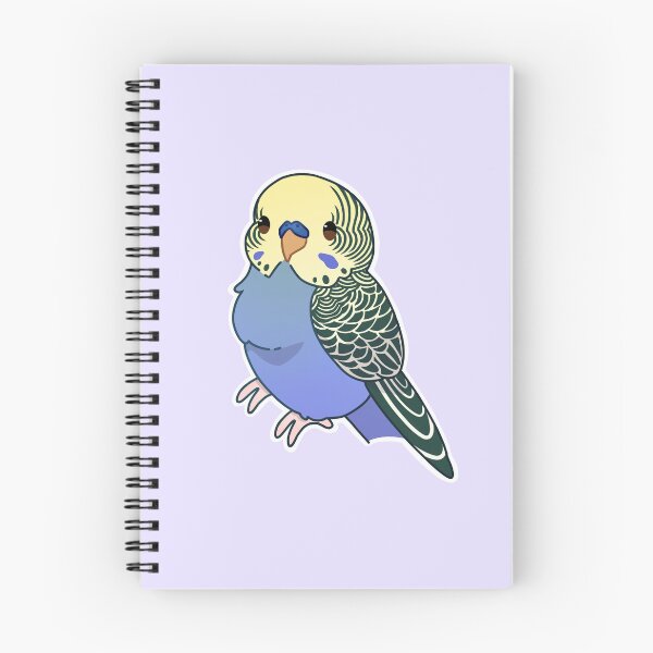 Item preview, Yellowface budgie violet male designed and sold by Blueberry-b1rd.