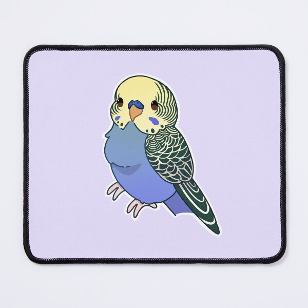 Item preview, Yellowface budgie violet male designed and sold by Blueberry-b1rd.