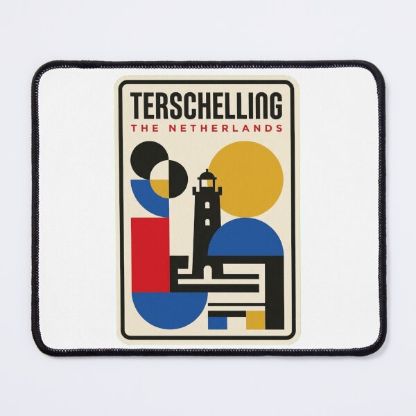 Item preview, Retro Terschelling Bauhaus Geometric Skyline designed and sold by k3rstman1.
