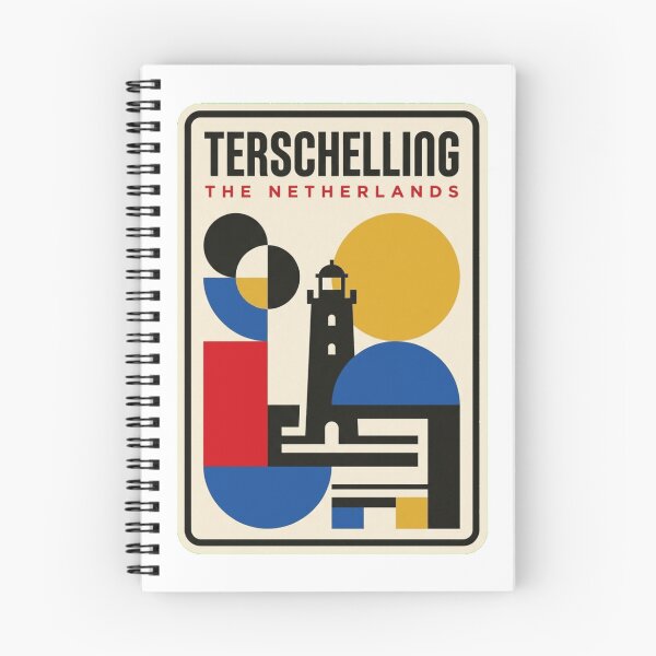 Item preview, Retro Terschelling Bauhaus Geometric Skyline designed and sold by k3rstman1.