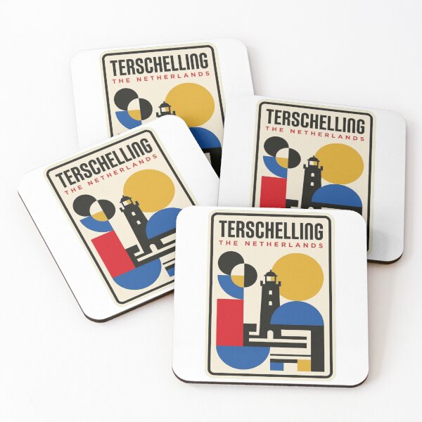 Item preview, Retro Terschelling Bauhaus Geometric Skyline designed and sold by k3rstman1.