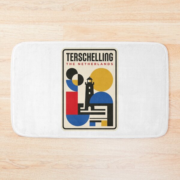 Item preview, Retro Terschelling Bauhaus Geometric Skyline designed and sold by k3rstman1.