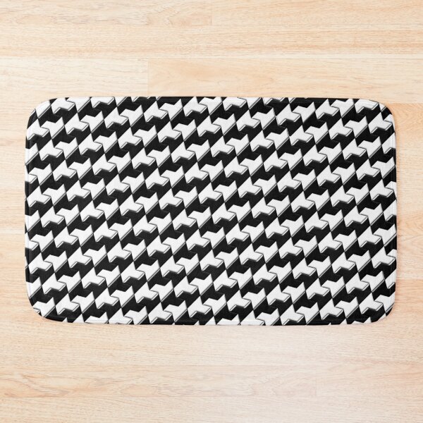 Item preview, Bubble houndstooth, black and white designed and sold by mntimg.