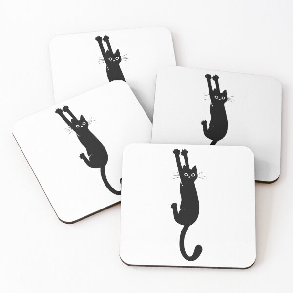 Item preview, Black Cat Holding On designed and sold by zdravac.