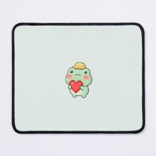 Item preview, Cute Kawaii Frog holding a heart designed and sold by pixellm.