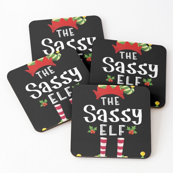 Item preview, Sassy Christmas Elf Matching Pajama Holiday Party designed and sold by cruddenstroud23.