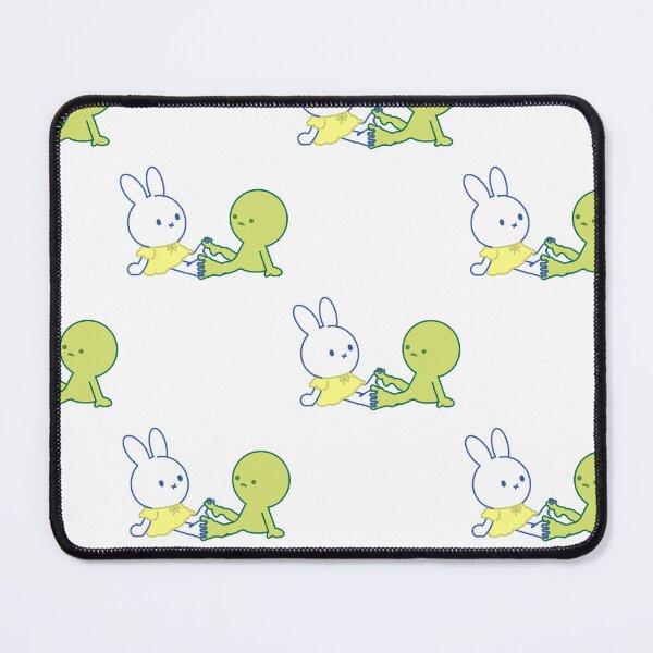 Item preview, Miffy & Smiski holding toes (yellow dress) designed and sold by Tri-Stain.