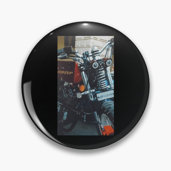 Item preview, Cruiser Motorcycle Front View Metal designed and sold by KaraLangworth.