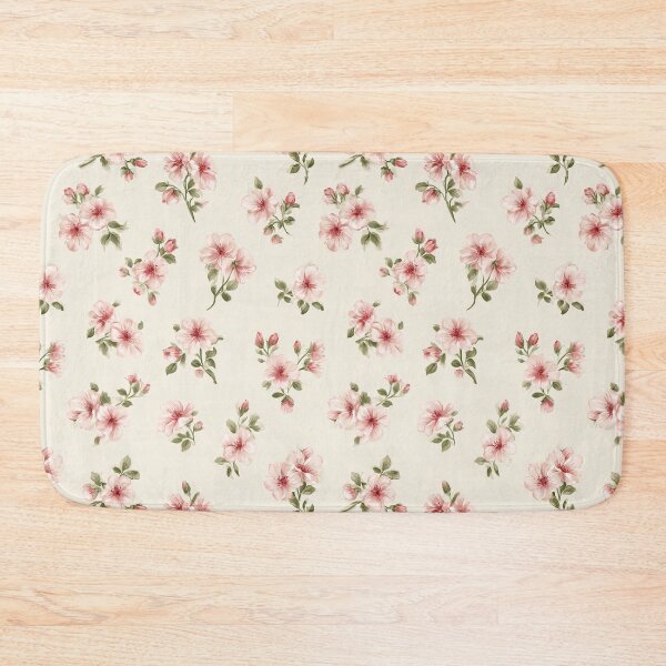 Item preview, Vintage Pink Peach Blossom Floral Pattern designed and sold by Aelbrn.