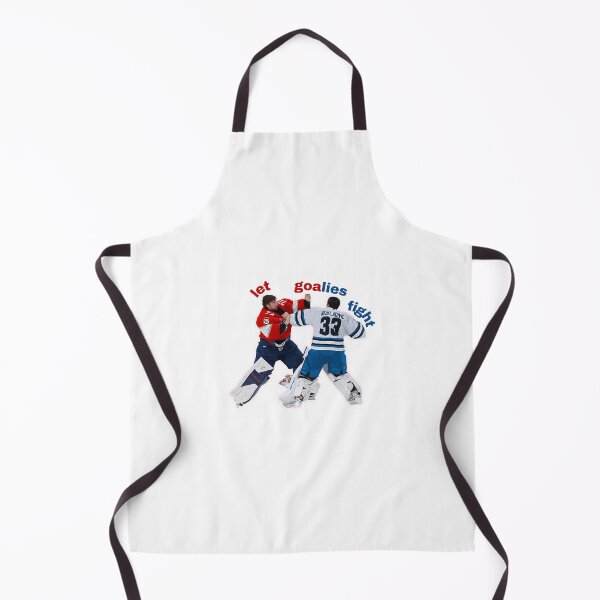 Item preview, Nedeljkovic Vs. Bobrovsky - Let Goalies Fight designed and sold by MissLucyArt.