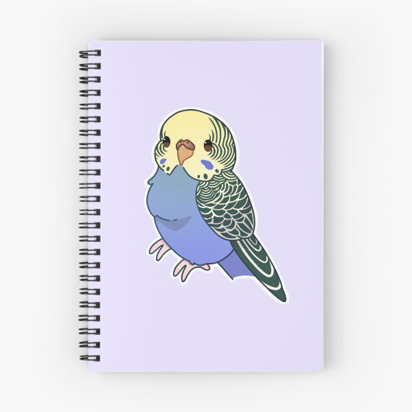 Item preview, Yellowface budgie violet female designed and sold by Blueberry-b1rd.