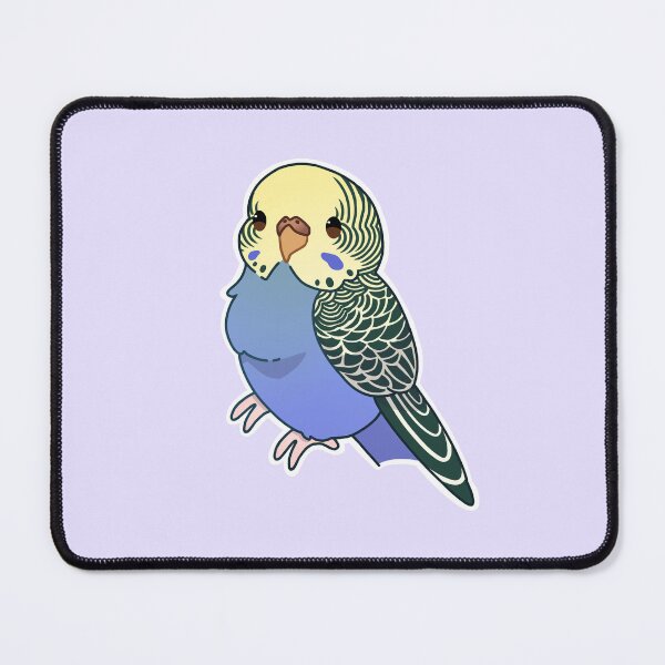 Item preview, Yellowface budgie violet female designed and sold by Blueberry-b1rd.