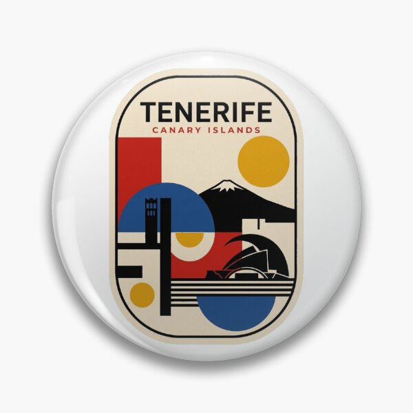 Item preview, Retro Tenerife Bauhaus Geometric Skyline designed and sold by k3rstman1.