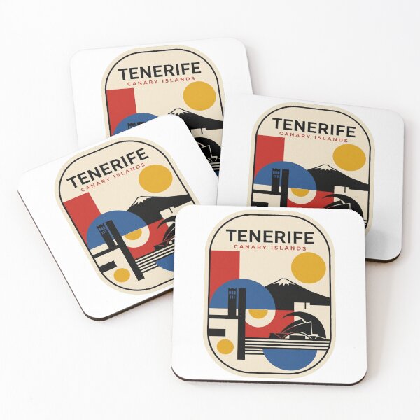 Item preview, Retro Tenerife Bauhaus Geometric Skyline designed and sold by k3rstman1.