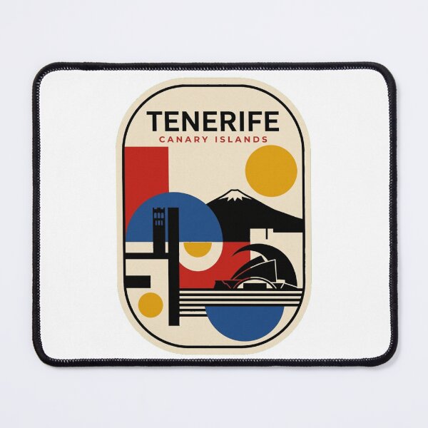 Item preview, Retro Tenerife Bauhaus Geometric Skyline designed and sold by k3rstman1.