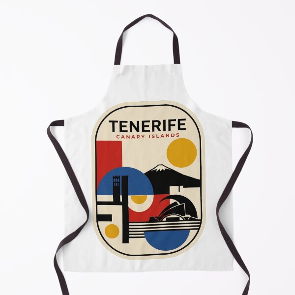 Item preview, Retro Tenerife Bauhaus Geometric Skyline designed and sold by k3rstman1.