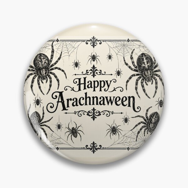 Item preview, Happy Arachnaween — Victorian Spiders & Webs Halloween designed and sold by Novel Works Studio.