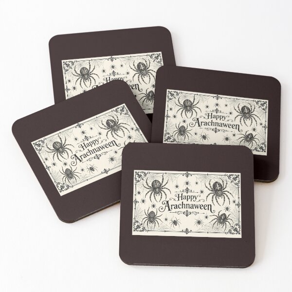 Item preview, Happy Arachnaween — Victorian Spiders & Webs Halloween designed and sold by Novel Works Studio.