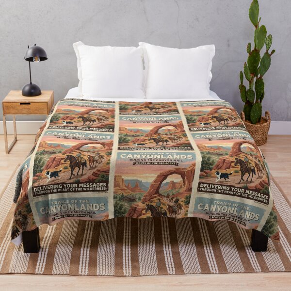 Item preview, Border Collie Canyon Mail Rider designed and sold by PictoVibe.