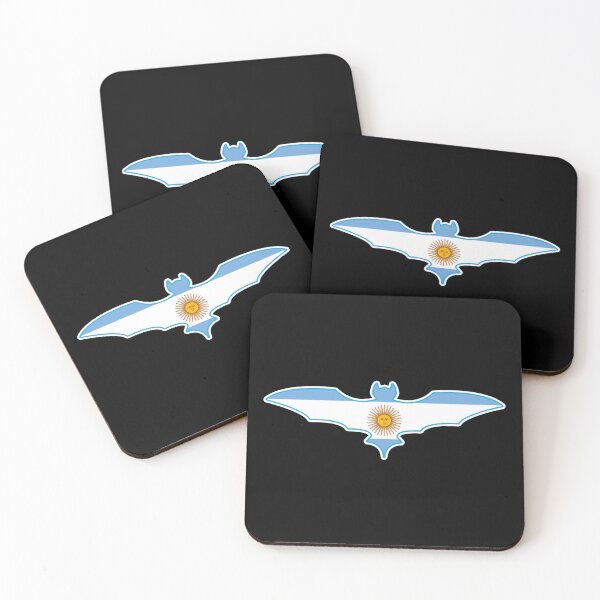 Item preview, Bat Flag of Argentina designed and sold by wickedcartoons.