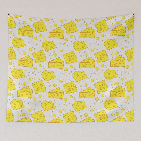 Item preview, Cheese Pattern With Bubbles Yellow Orange Dots designed and sold by TackyTime.