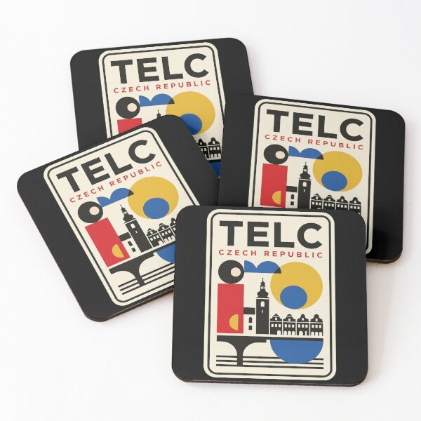 Item preview, Retro Telc Bauhaus Geometric Skyline designed and sold by k3rstman1.