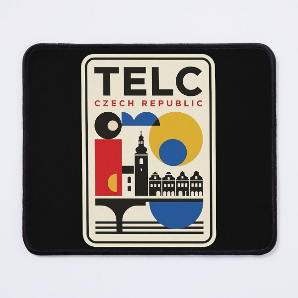 Item preview, Retro Telc Bauhaus Geometric Skyline designed and sold by k3rstman1.