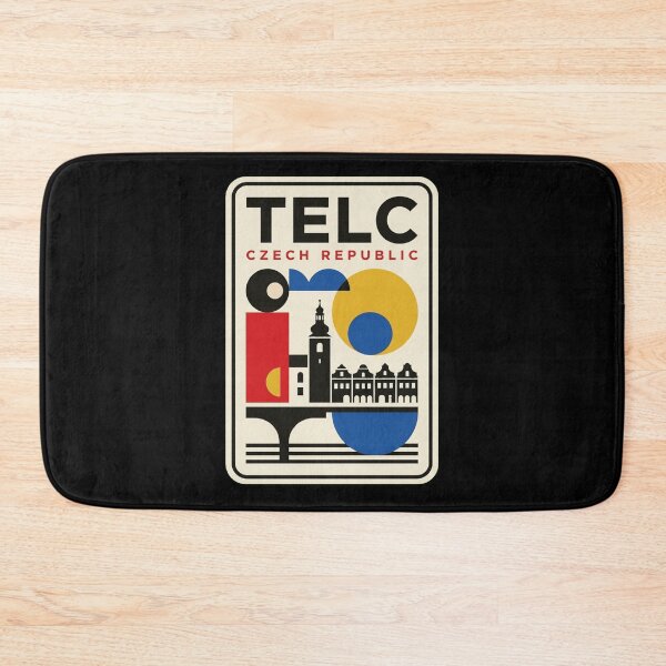 Item preview, Retro Telc Bauhaus Geometric Skyline designed and sold by k3rstman1.