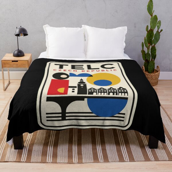 Item preview, Retro Telc Bauhaus Geometric Skyline designed and sold by k3rstman1.