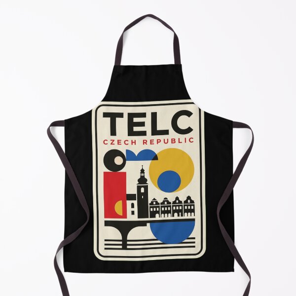 Item preview, Retro Telc Bauhaus Geometric Skyline designed and sold by k3rstman1.