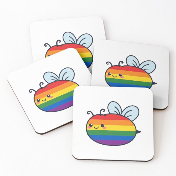 Item preview, Queer Cute Bee designed and sold by StateofQueer.