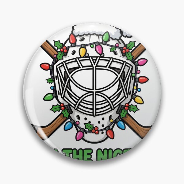 Item preview, I'm on the Nice List Until Faceoff Funny Hockey Christmas Shirt designed and sold by True North Thread.