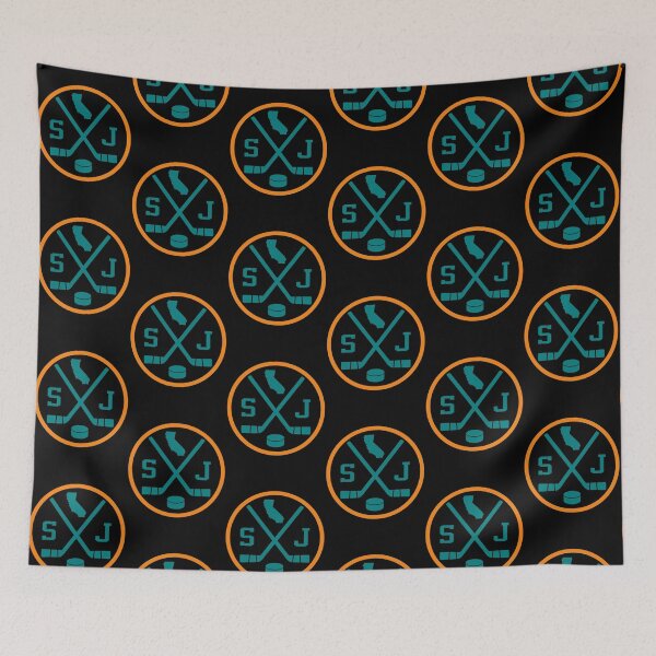 Item preview, Retro San Jose Hockey Emblem Vintage Sj designed and sold by MissLucyArt.