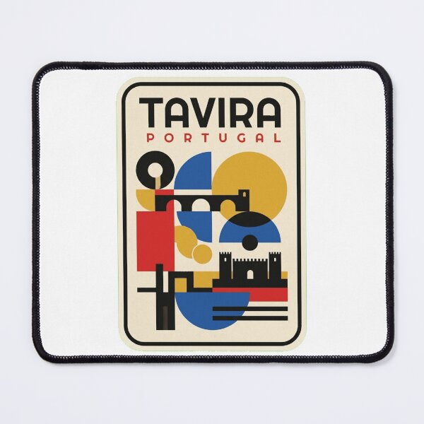 Item preview, Retro Tavira Bauhaus Geometric Skyline designed and sold by k3rstman1.