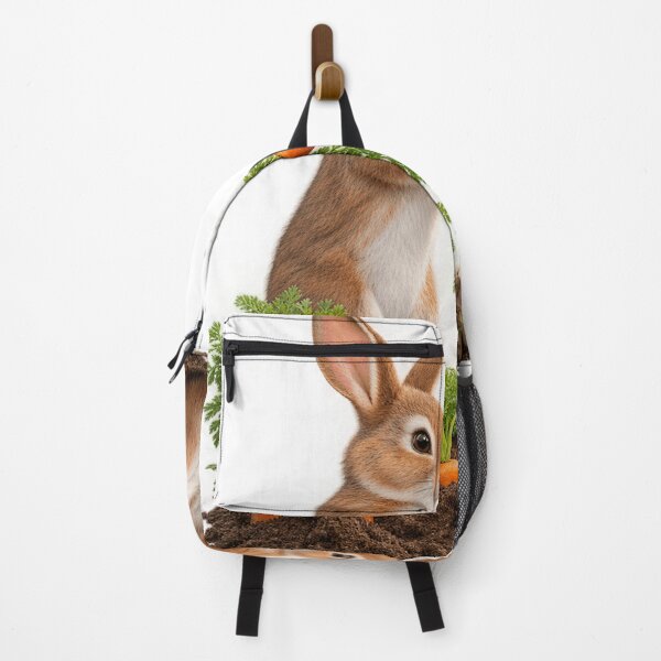 Item preview, Bunny Friends Sharing Carrots – Cute Rabbit Garden Illustration designed and sold by meghnad.