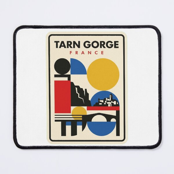 Item preview, Retro Tarn Gorge Bauhaus Geometric Skyline designed and sold by k3rstman1.