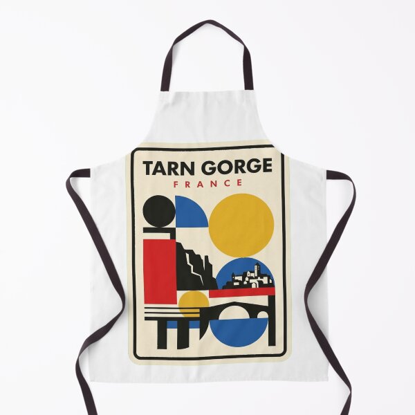 Item preview, Retro Tarn Gorge Bauhaus Geometric Skyline designed and sold by k3rstman1.