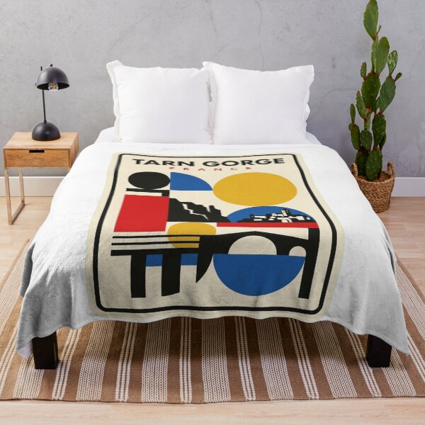Item preview, Retro Tarn Gorge Bauhaus Geometric Skyline designed and sold by k3rstman1.