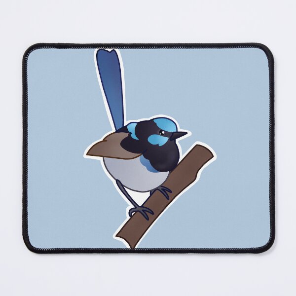 Item preview, Superb fairywren male designed and sold by Blueberry-b1rd.