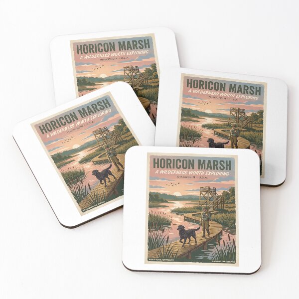 Item preview, Flat-Coated Marsh Observer designed and sold by PictoVibe.
