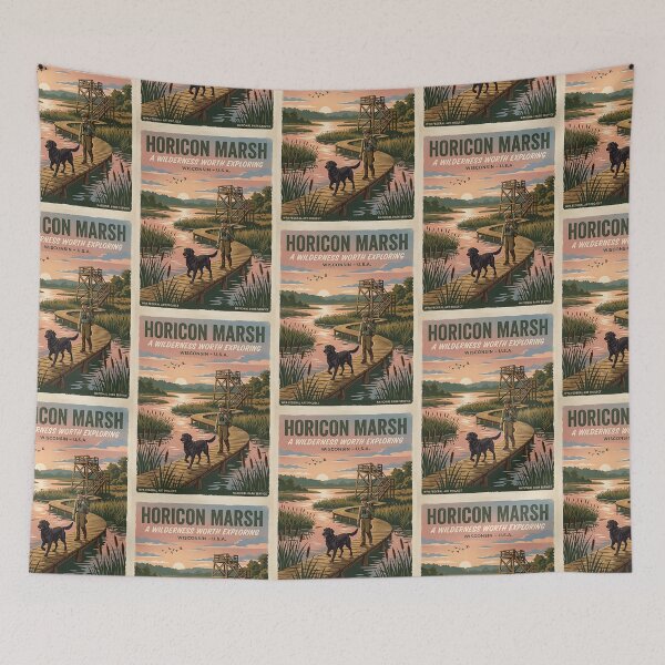 Item preview, Flat-Coated Marsh Observer designed and sold by PictoVibe.