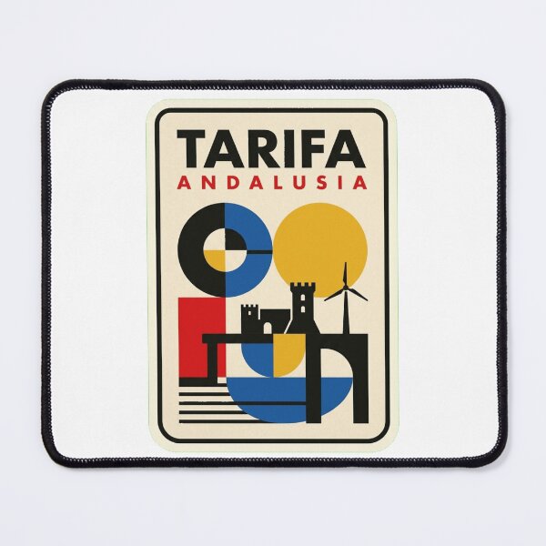 Item preview, Retro Tarifa Bauhaus Geometric Skyline designed and sold by k3rstman1.
