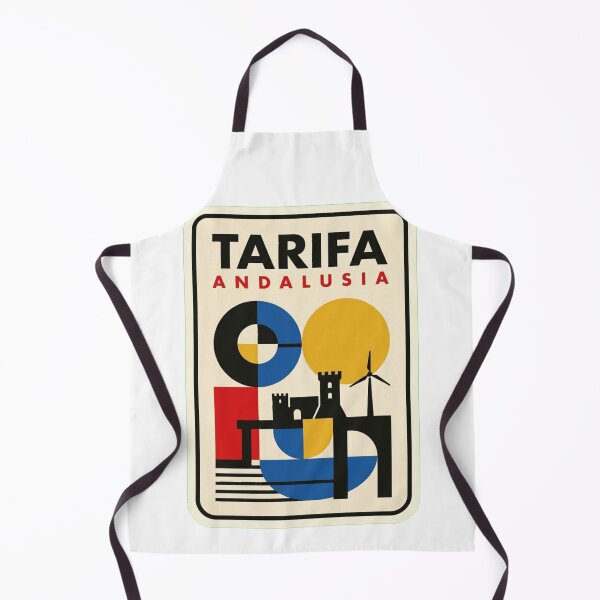 Item preview, Retro Tarifa Bauhaus Geometric Skyline designed and sold by k3rstman1.