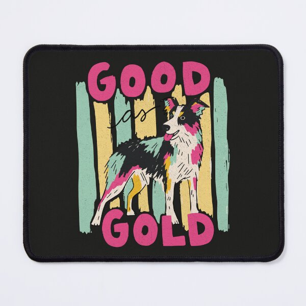 Item preview, Good as Gold New Zealand Heading Dog Kiwi Saying designed and sold by MvuuStudio.