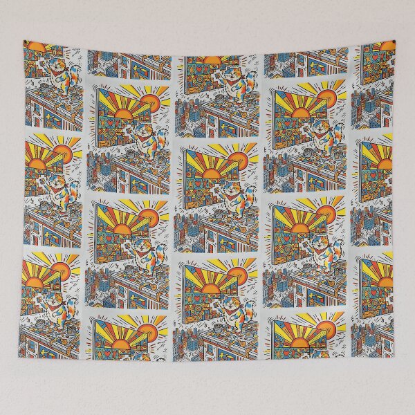 Item preview, Persian Rooftop Mosaic Artist designed and sold by PictoVibe.