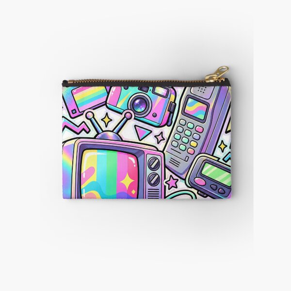 Item preview, Retro Tech Daydream - Holographic Vintage Gadgets designed and sold by The198X.