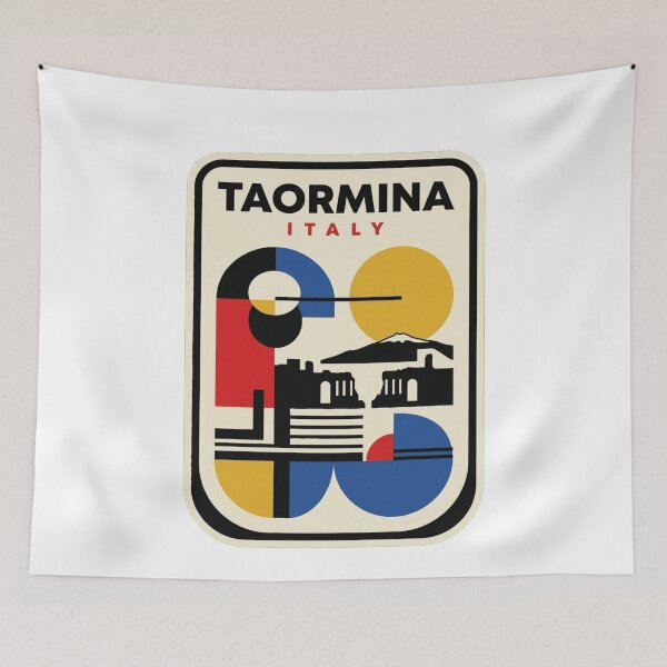 Item preview, Horizonte geométrico retro de Taormina estilo Bauhaus designed and sold by k3rstman1.